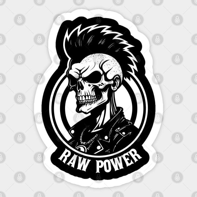 RAW POWER Sticker by artslaves